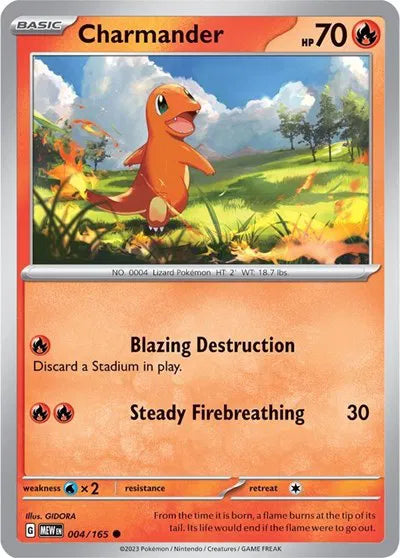 Charmander #004/165 (Normal) - SV: 151