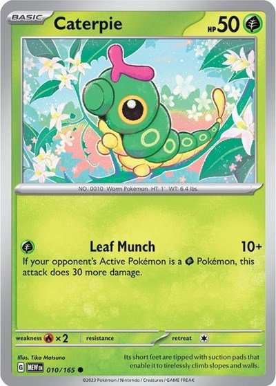 Caterpie #010/165 (Normal) - SV: 151