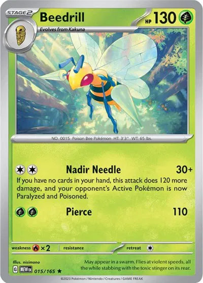 Beedrill #015/165 (Reverse Holofoil) - SV: 151