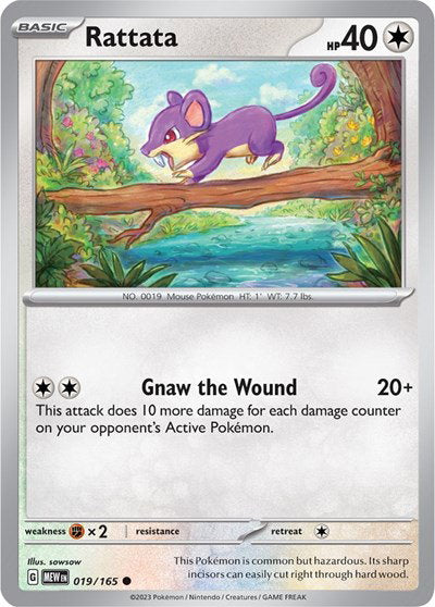 Rattata #019/165 (Normal) - SV: 151