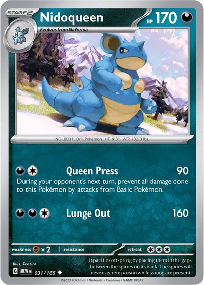 Nidoqueen #031/165 (Normal) - SV: 151