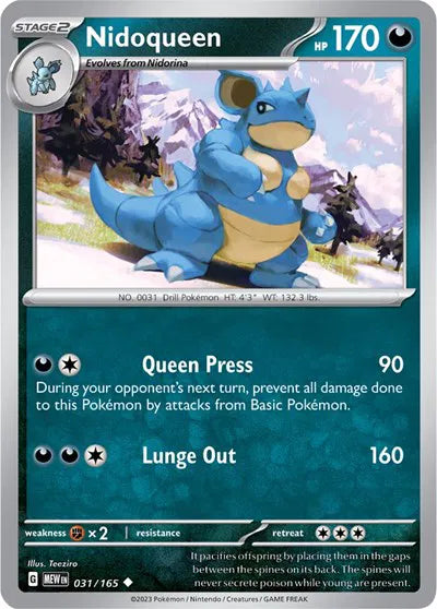 Nidoqueen #031/165 (Normal) - SV: 151