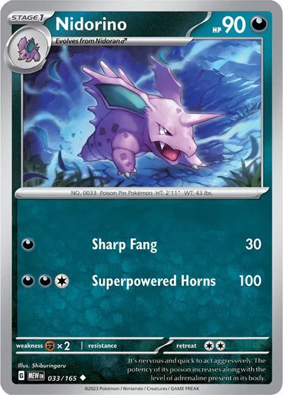 Nidorino #033/165 (Normal) - SV: 151