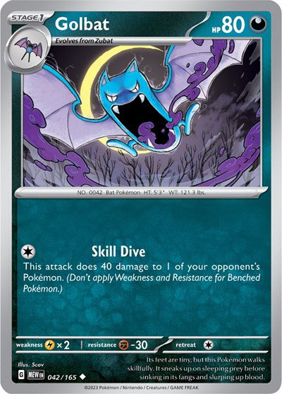 Golbat #042/165 (Normal) - SV: 151