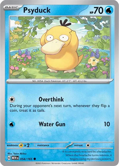Psyduck #054/165 (Normal) - SV: 151