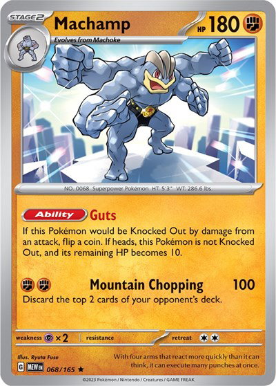 Machamp #068/165 (Reverse Holofoil) - SV: 151