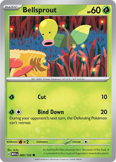 Bellsprout #069/165 (Normal) - SV: 151