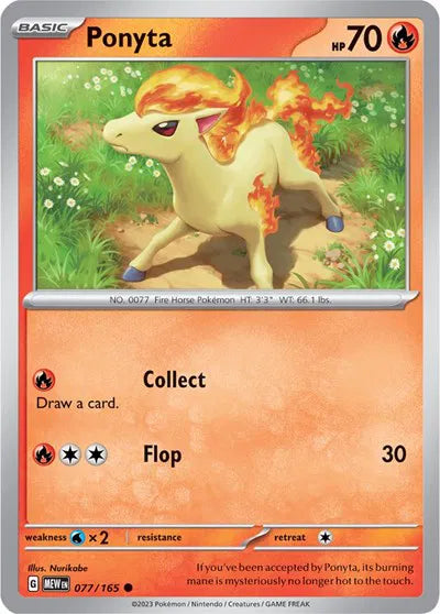 Ponyta #077/165 (Normal) - SV: 151