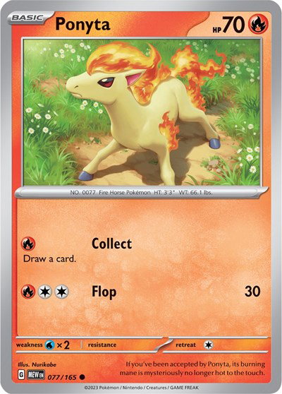 Ponyta #077/165 (Normal) - SV: 151