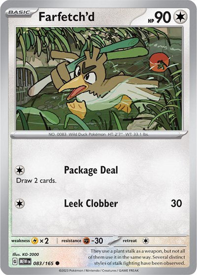 Farfetch'd #083/165 (Normal) - SV: 151