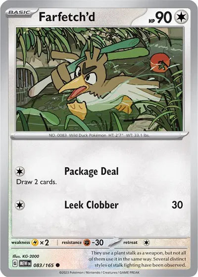 Farfetch'd #083/165 (Normal) - SV: 151