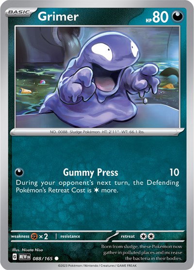 Grimer #088/165 (Normal) - SV: 151