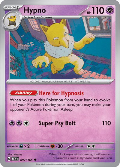 Hypno #097/165 (Normal) - SV: 151