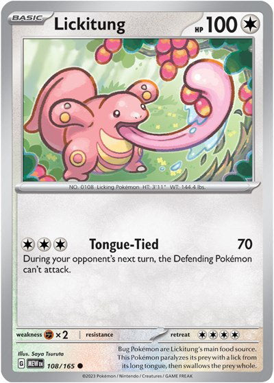Lickitung #108/165 (Normal) - SV: 151