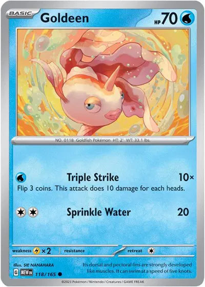 Goldeen #118/165 (Normal) - SV: 151