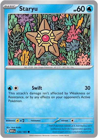 Staryu #120/165 (Normal) - SV: 151