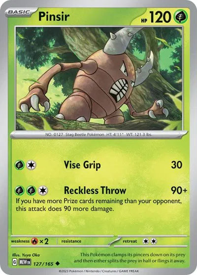 Pinsir #127/165 (Normal) - SV: 151
