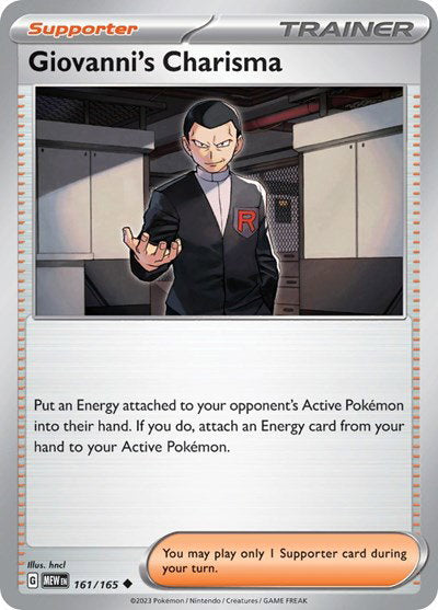 Giovanni's Charisma #161/165 (Normal) - SV: 151