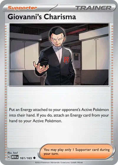 Giovanni's Charisma #161/165 (Normal) - SV: 151