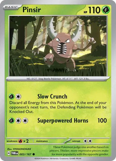Pinsir #003/167 (Normal) - Twilight Masquerade