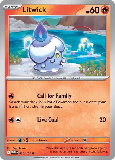 Litwick #036/167 (Normal) - Twilight Masquerade
