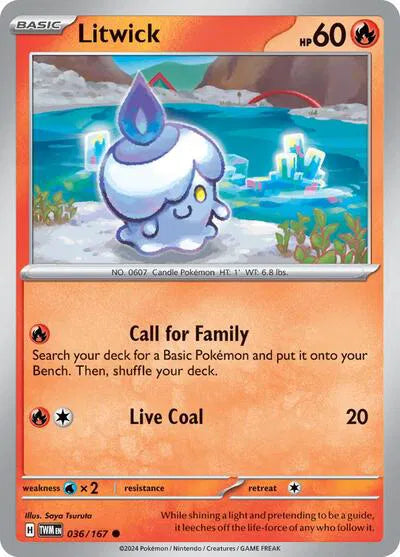 Litwick #036/167 (Normal) - Twilight Masquerade