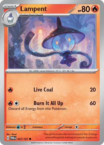 Lampent #037/167 (Normal) - Twilight Masquerade