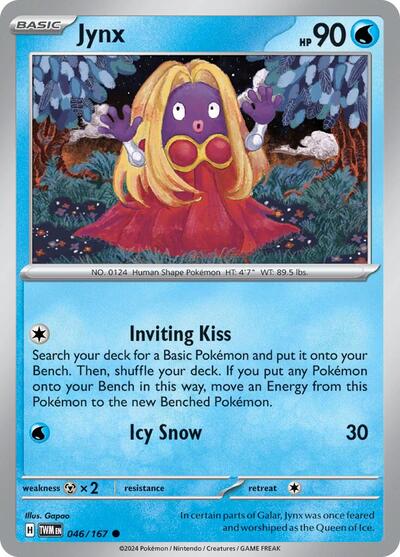 Jynx #046/167 (Normal) - Twilight Masquerade