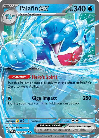 Palafin ex #061/167 (Holofoil) - Twilight Masquerade