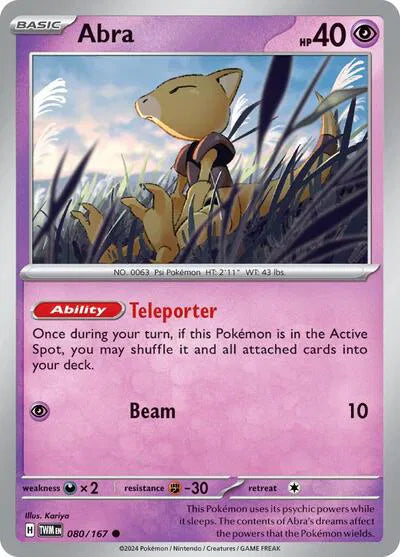 Abra #080/167 (Normal) - Twilight Masquerade