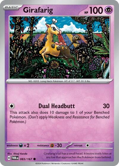 Girafarig #083/167 (Normal) - Twilight Masquerade