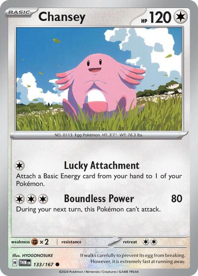 Chansey #133/167 (Normal) - Twilight Masquerade