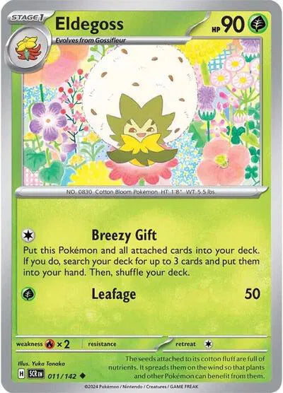 Eldegoss #011/142 (Reverse Holofoil) - Stellar Crown