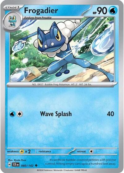 Frogadier #040/142 (Reverse Holofoil) - Stellar Crown