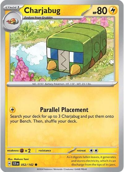 Charjabug #052/142 (Reverse Holofoil) - Stellar Crown