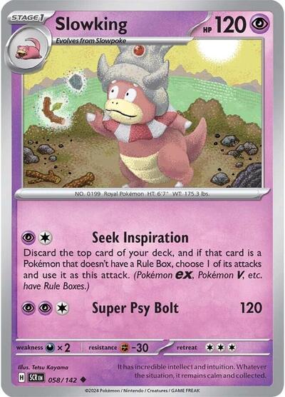 Slowking #058/142 (Reverse Holofoil) - Stellar Crown