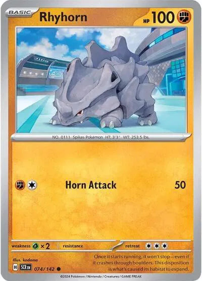 Rhyhorn #074/142 (Normal) - Stellar Crown