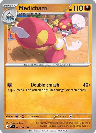 Medicham #079/142 (Reverse Holofoil) - Stellar Crown