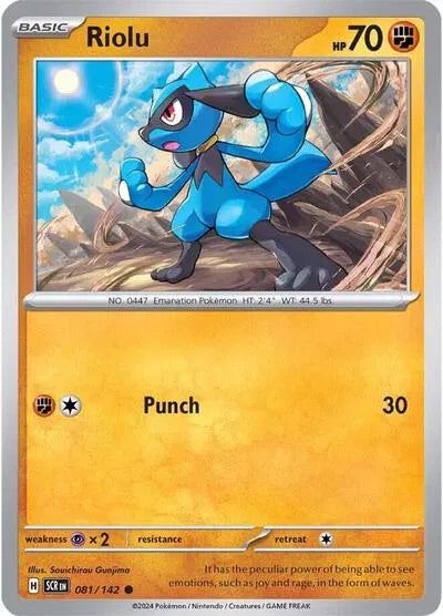 Riolu #081/142 (Normal) - Stellar Crown