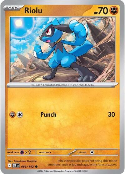Riolu #081/142 (Normal) - Stellar Crown