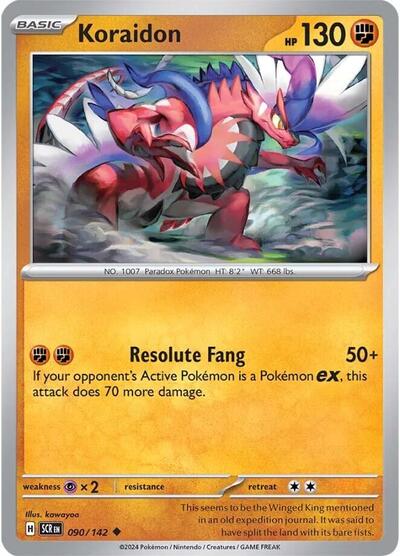 Koraidon #090/142 (Reverse Holofoil) - Stellar Crown