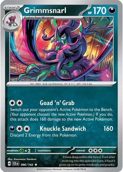 Grimmsnarl #096/142 (Reverse Holofoil) - Stellar Crown