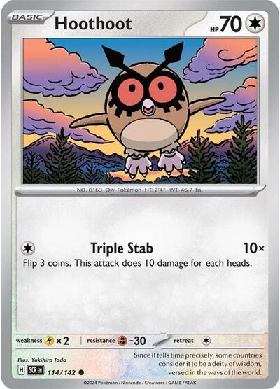 Hoothoot #114/142 (Normal) - Stellar Crown