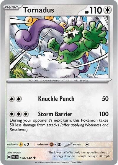 Tornadus #120/142 (Reverse Holofoil) - Stellar Crown