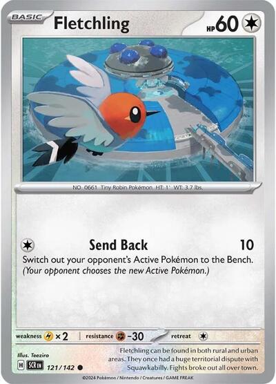 Fletchling #121/142 (Normal) - Stellar Crown