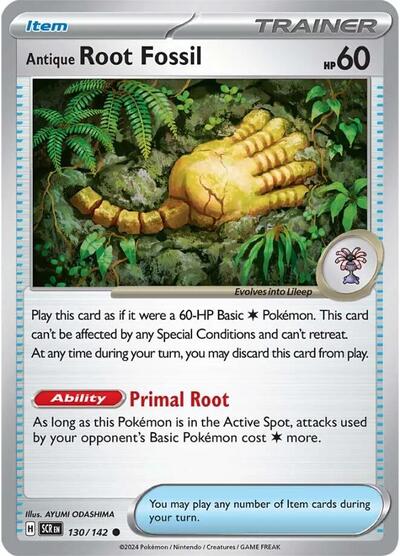 Antique Root Fossil #130/142 (Normal) - Stellar Crown
