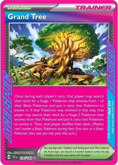 Grand Tree #136/142 (Holofoil) - Stellar Crown