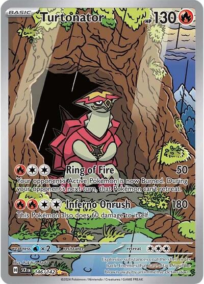 Turtonator #146/142 (Holofoil) - Stellar Crown