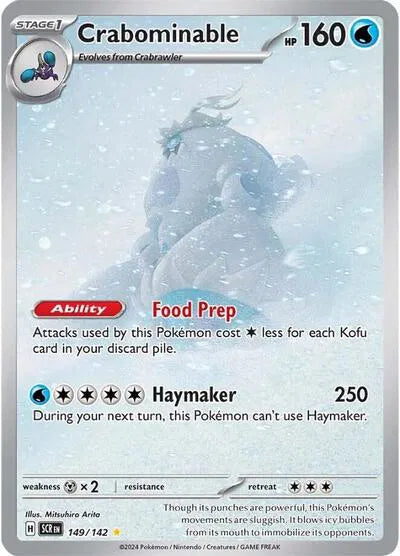 Crabominable #149/142 (Holofoil) - Stellar Crown