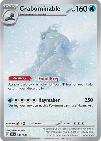 Crabominable #149/142 (Holofoil) - Stellar Crown